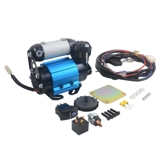 Enocos CKMA12 12V On-Board High Performance Single Air Compressor Fits for Inflating Tires, Air Lockers Locking Differentials, Pneumatic Tools, etc