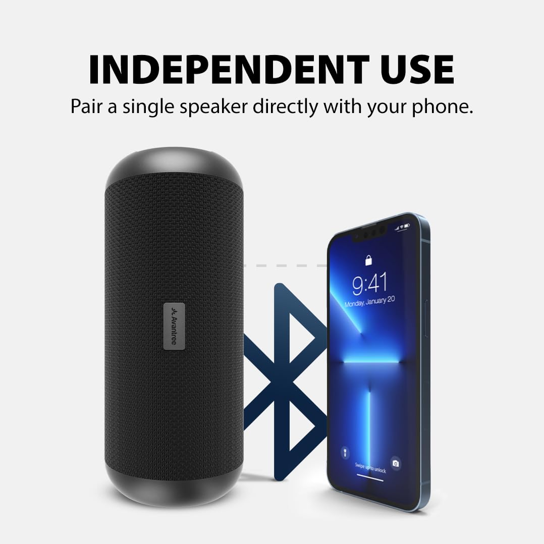 Avantree Harmony 2 - Multi-Room Wireless Speaker System with Bluetooth & Wired Inputs, Easy to Set Up, Expandable, Low-Latency Sync for Home, Church, Classroom & Small Indoor Events