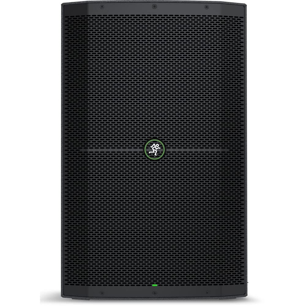 Mackie Thump215XT 1400W 15" Powered PA Loudspeaker System with DSP and Bluetooth (Pair) Bundle with Auray SS-47S-PB Steel Speaker Stands, Carrying Case, and 2X XLR-XLR Cable