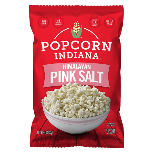 Popcorn Indiana Himalayan Pink Salt Popcorn (6 Count - 2.1 Oz Each)