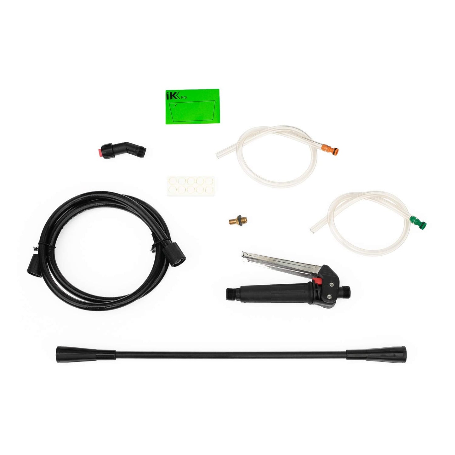 The Rag Company Goizper Group iK Sprayers - Foam Pro 12 Pump Sprayer - Professional Auto Wash, Dry/Wet Foam Spray, Pressure Release Safety Valve, PVC Hoses (6 Liters), Multicolor (IKS-82676+RAG)