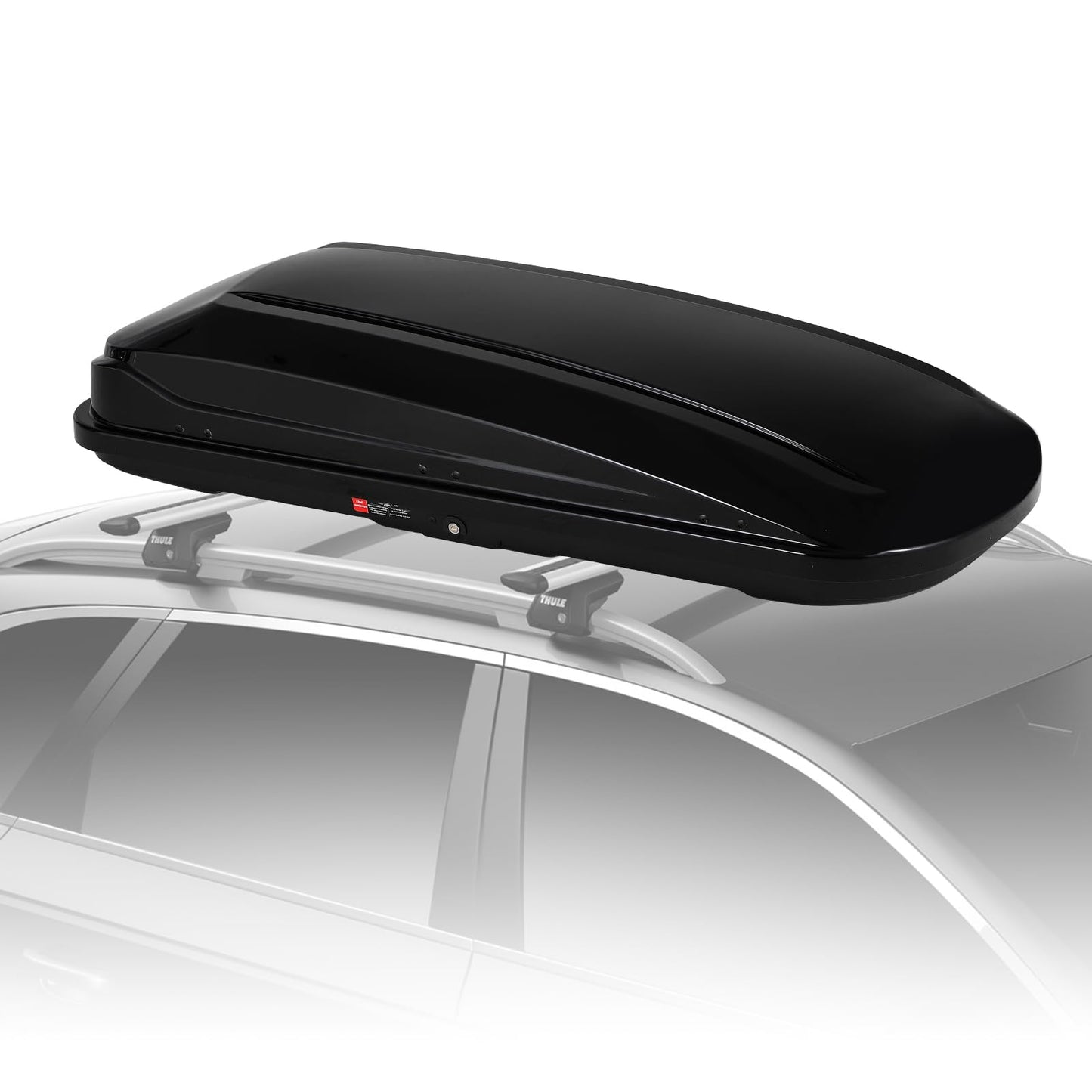 Hard Shell Roof Top Cargo Carrier - 17.7 Cu Ft Tool-Free Installation with Locking Keys, SUV Truck Roof Cargo Box - Waterproof & Durable for Road Trips, Camping & Travel - 70" L x 31" W x 15" H