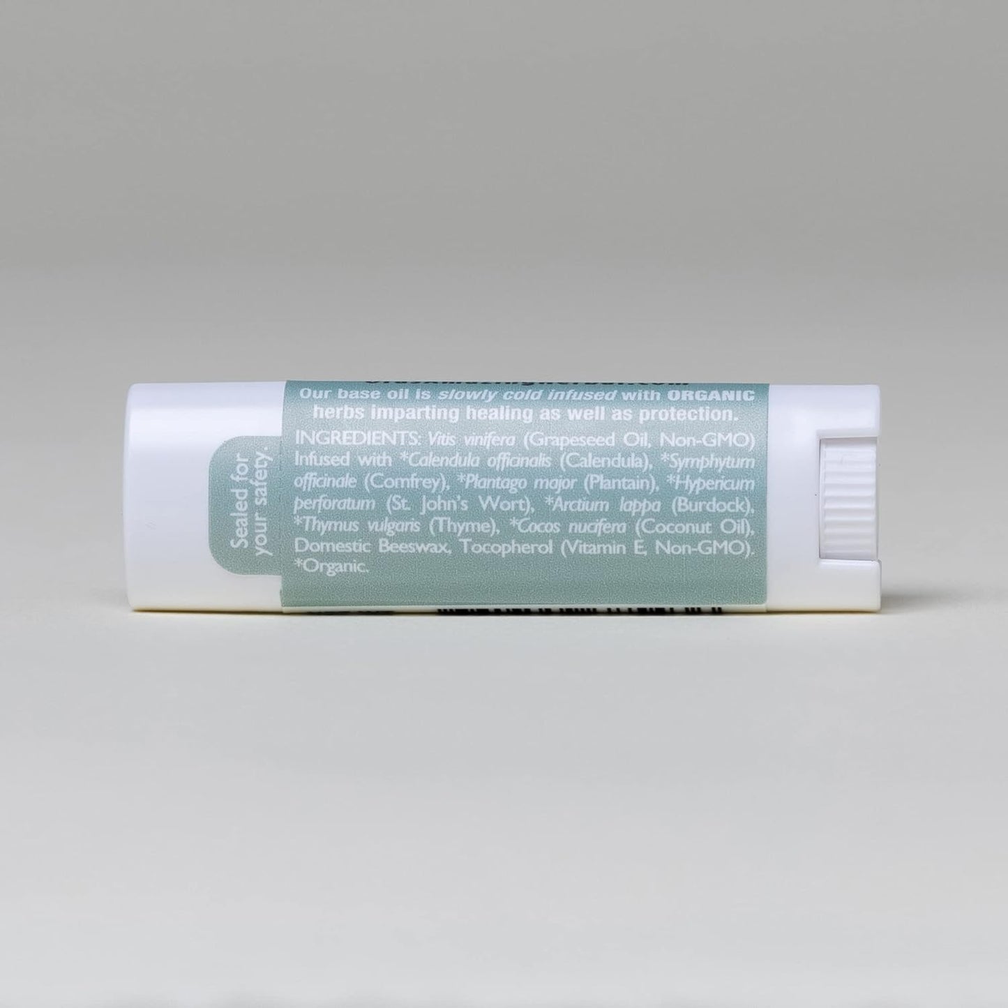 Unscented Lip Balm, Herbal Healing Lip Balm, Balm for Perioral Dermatitis, Very Dry Lips, Natural Fragrance Free Beeswax (Unscented Pack of 3)