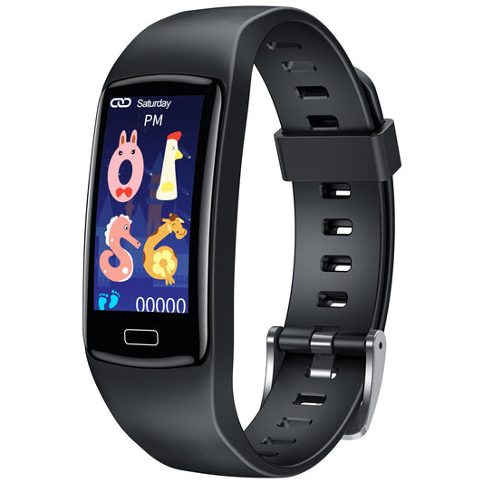 Smart Fitness Tracker Watch for Kids - Boys Girls Waterproof Smartwatch with Pedometer Heart Rate Sleep Tracking Alarm Clock Activity Tracker Calorie Step Counter Watch for Girls Boys Teens