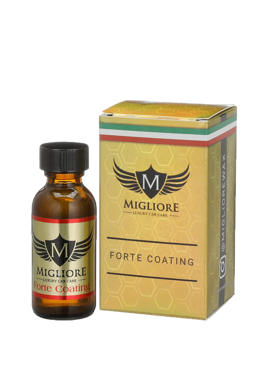 Migliore Forte Coating: 9H High Strength Premium Graphene Coating │5+ Years of Protection │ Apply After Car Wash Clay Bar Buffer Polisher │ Auto Marine Boat Motorcycle