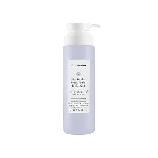 Naturium The Soother Sensitive Skin Body Wash, Gentle Skin-Soothing Formula, 16.9 oz