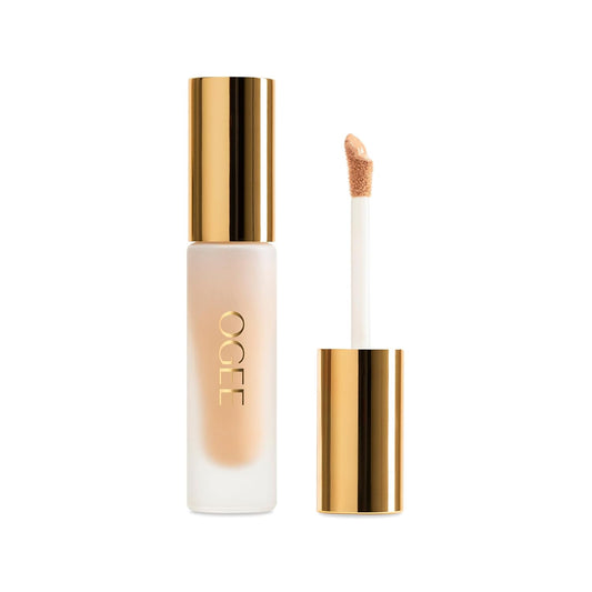 Ogee Complexion Perfecting Under Eye Concealer - Certified Organic Full Coverage Concealer - Buildable Coverage - CEDAR 1.20C - Light (Pink-Beige Undertones)
