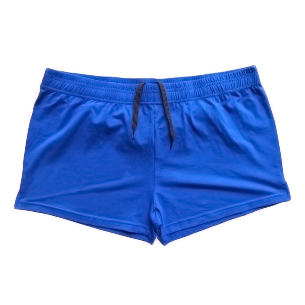palglg Mens Bodybuilding Shorts 3 Inch Inseam Drawstring Closure Cotton PLN Black+Blue+Grey+Yellow L