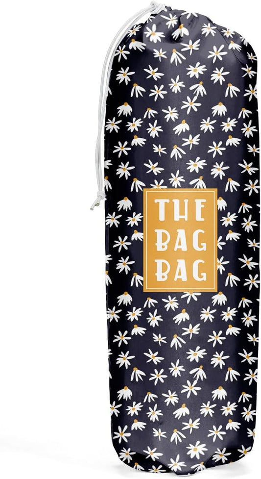 Daisy Grocery Bag Organizer - Plastic Bag Holders for Kitchen, Pantry, Laundry Room - Home Decor Gift for Women & Men