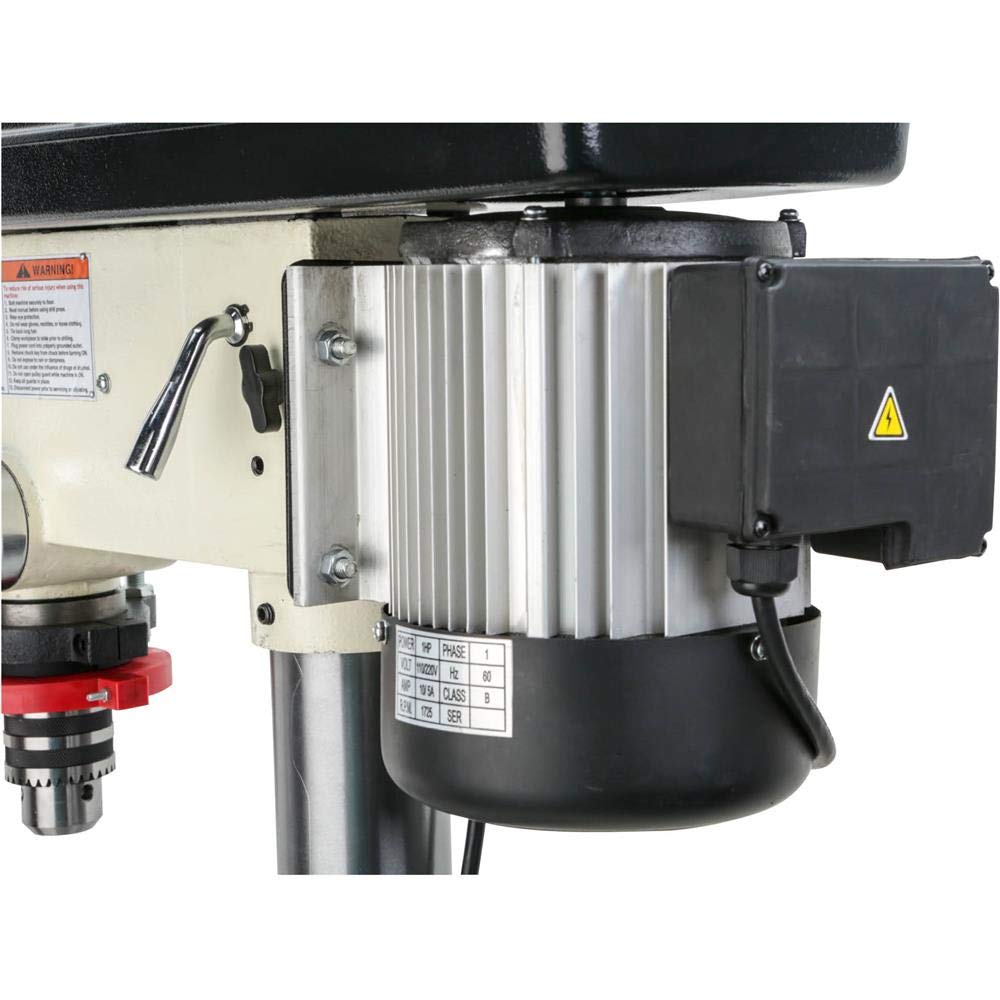 SHOP FOX W1680 1-Horsepower 17-Inch Floor Model Drill Press, 34 Inch
