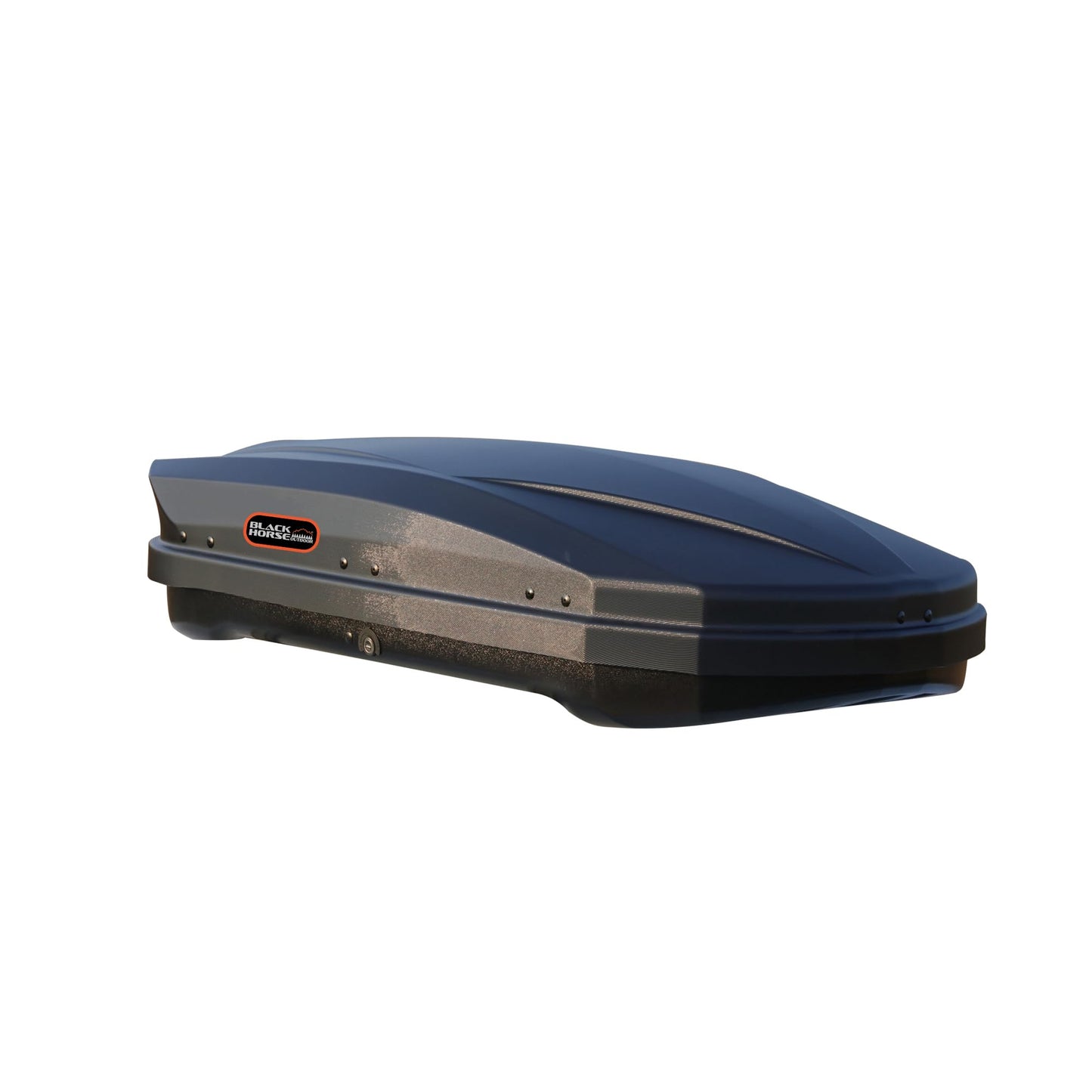 Black Horse Rooftop Cargo Carrier ABS + PMMA Hard Shell, 12 Cubic Feet Waterproof Car Roof Cargo Carrier Box w/Dual Side Opening, Security Key, 165lbs Capacity, for 29" to 80" Wide Crossbar Rack