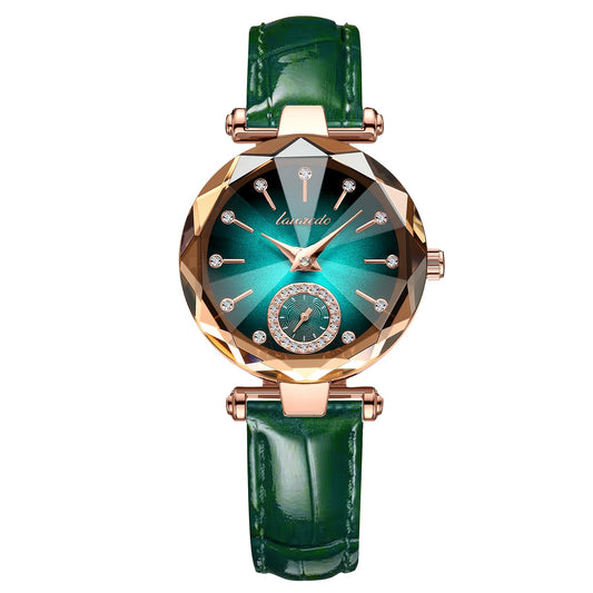 NN BEN NEVIS Watch, Watches for Women with Elegant Leather Strap, Fashion Analog Creative Diamond Dial Wrist Watch, Jewelry Gift for Wedding Anniversary Birthday