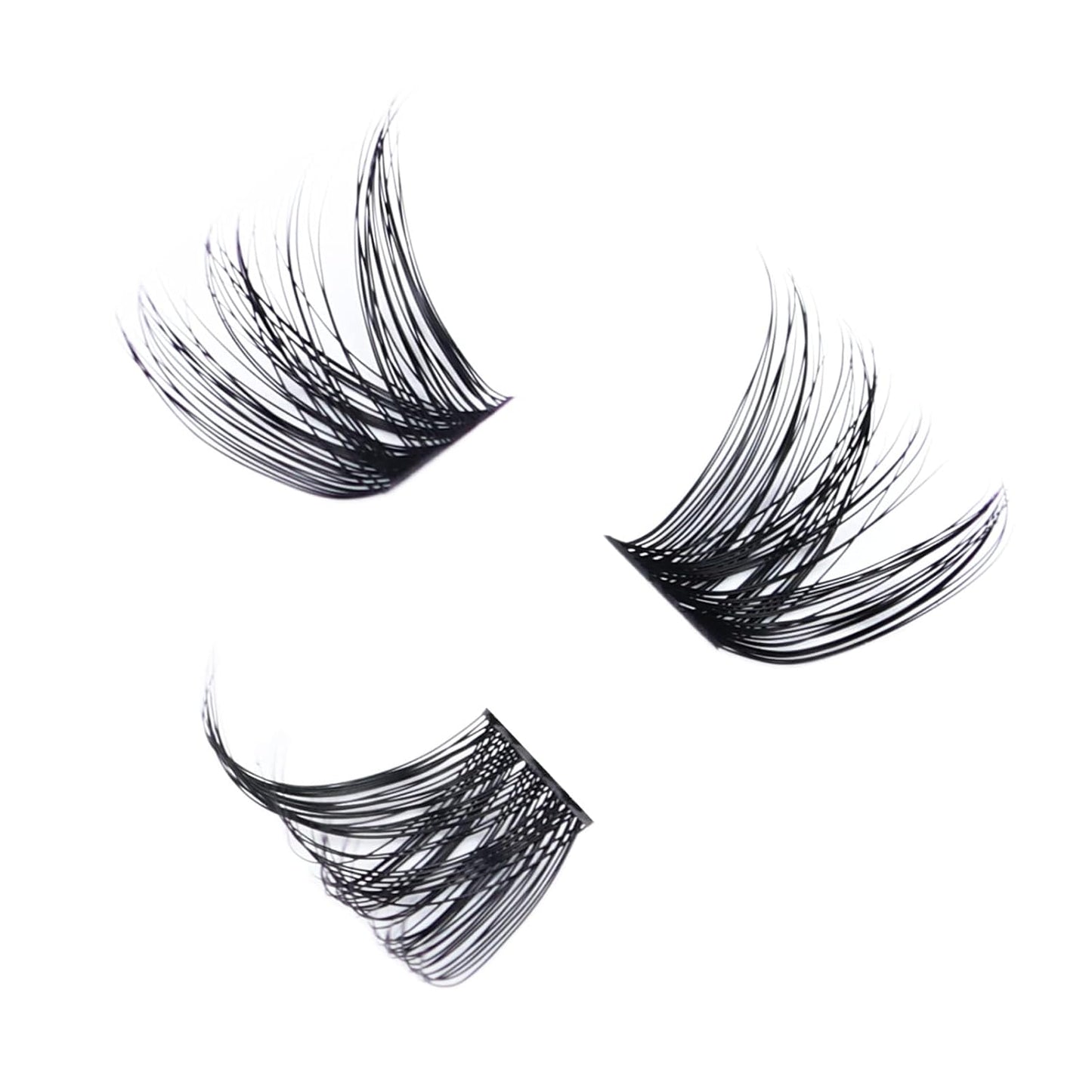 Individual Lashes 14-18mm 120pcs Cluster Lashes Mixed Tray Volume Eyelash Clusters DIY Lash Extension Kit Soft Lash Clusters Fluffy Mink Cluster Eyelash Extensions (02-0.07D, 14-18mm)