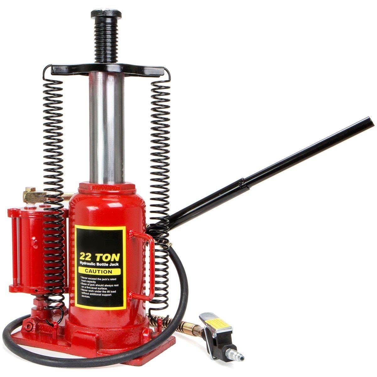 Stark USA 22 Tons Pneumatic Air Bottle Hydraulic Manual Bottle Jack Hoist Maintenance of Automobiles, Agricultural Vehicles, Trucks, Mobile Machinery