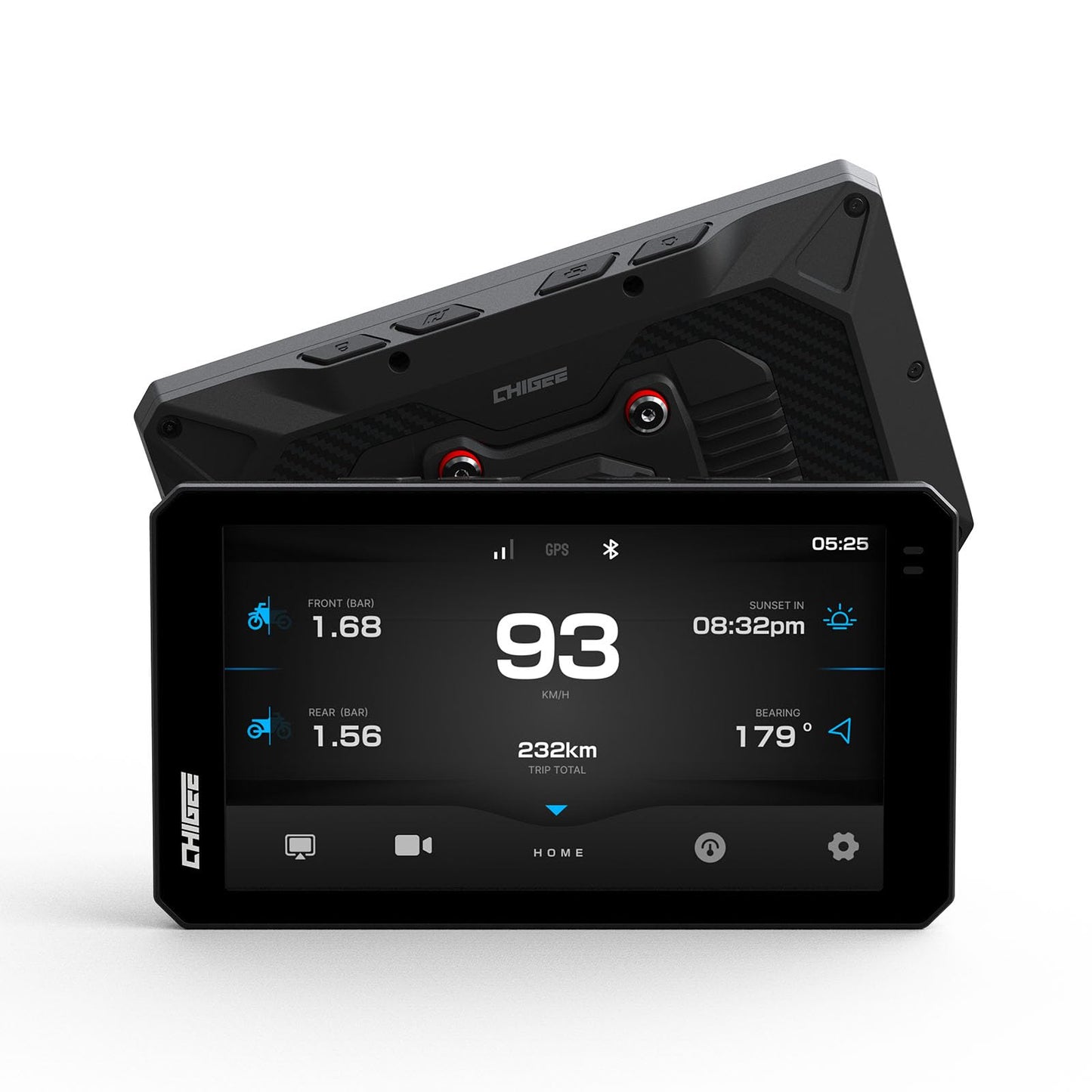 CHIGEE AIO-6 LTE 4G Motorcycle GPS Navigation with 6 inch Display, Smart Geo-Fence Security,SOS,2000nits,Motorcycle Carplay Android Auto, Real-time alerts, Electronic Fence, IP69 Waterproof