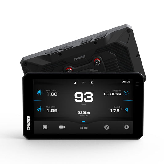 CHIGEE AIO-6 LTE 4G Motorcycle GPS Navigation with 6 inch Display, Smart Geo-Fence Security,SOS,2000nits,Motorcycle Carplay Android Auto, Real-time alerts, Electronic Fence, IP69 Waterproof