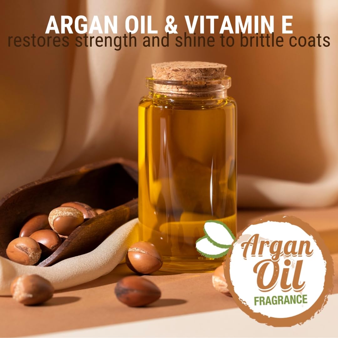 Green Groom Argan Oil Dog Shampoo, 1 Gallon - Vitamin E and Antioxidant Rich, Restores Shine, Moisturizing, Natural Ingredients, Helps Relieve Dry Itchy Skin, Adds Moisture to The Coat
