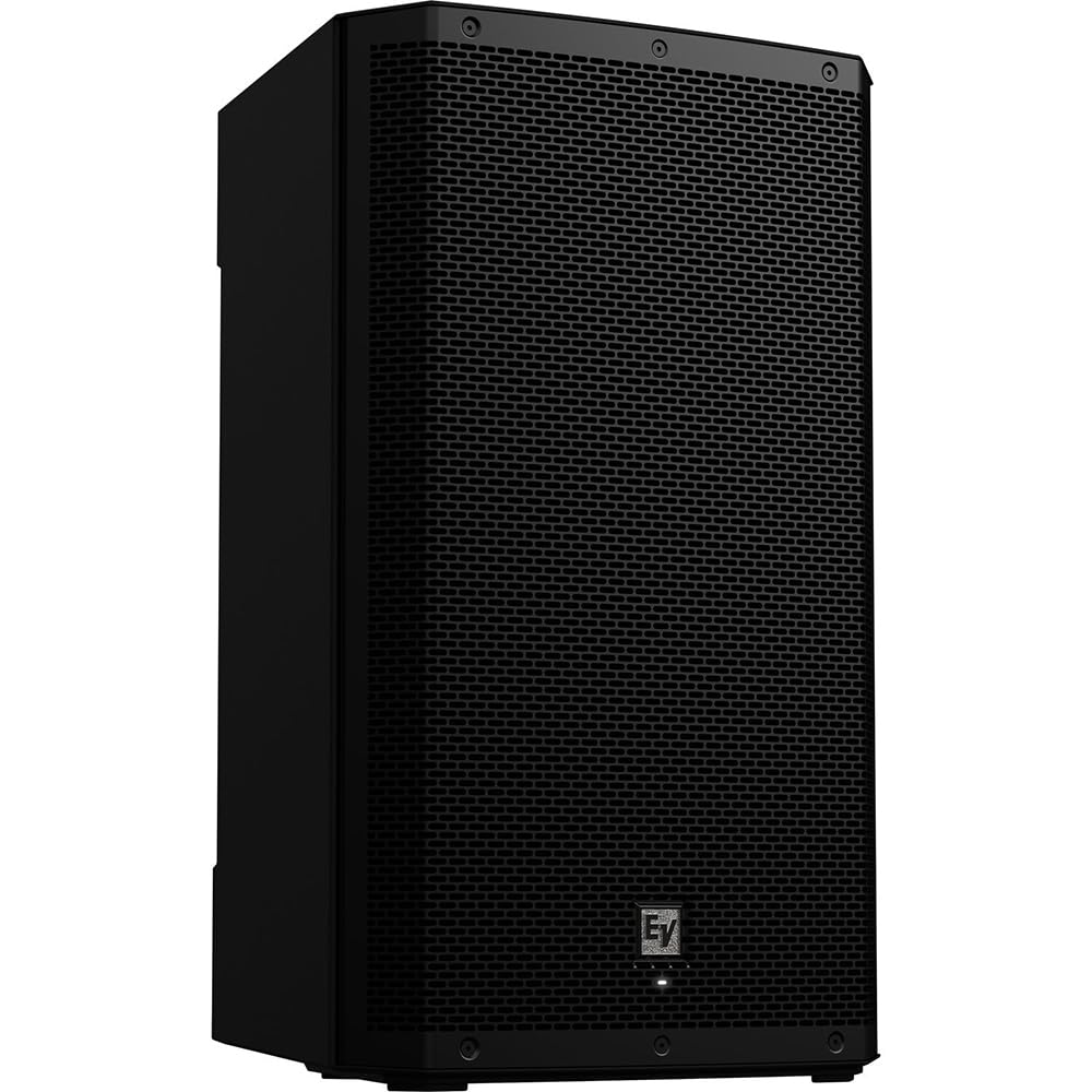 Electro-Voice ZLX-15P-G2 15" 2-Way 1000W Bluetooth-Enabled Powered Loudspeaker (Pair) Bundle with Auray SS-47S-PB Steel Speaker Stands with Carrying Case and 2X XLR Cable