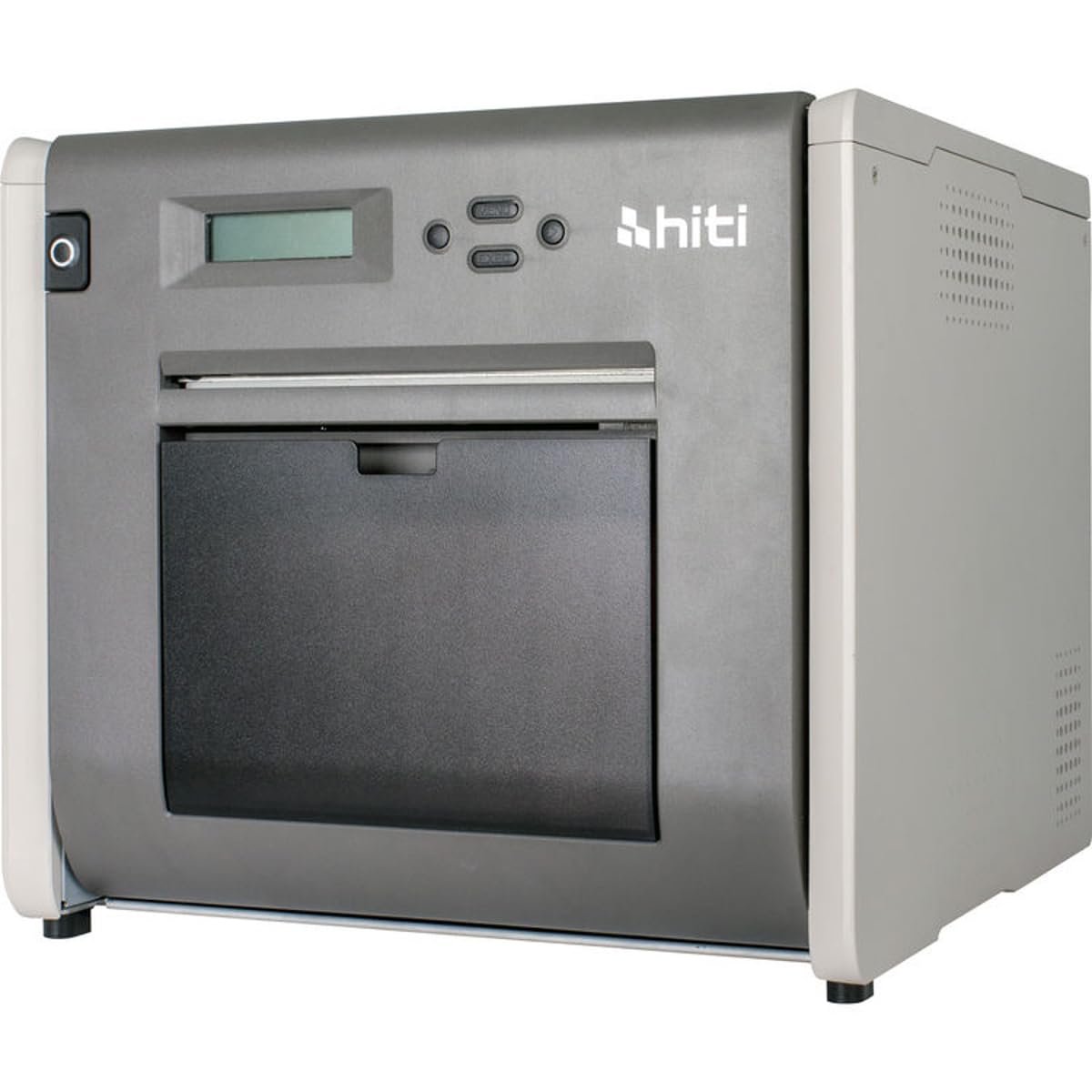 Hiti P525L Compact Dye Sub Event Photo Printer, 4x6 Media Bundle, Grey, Simplex, USB, 300 x 300 dpi, 15 ppm, 64 MB, Limited Warranty, Event Photography, Professional Photo Studios