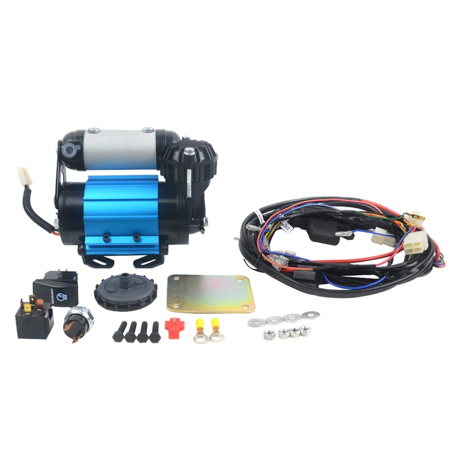 Lamerto 12V High Performance Air Compressor Replacement for CKMA12 On-Board, for Tire Inflation, Air Locker Activation