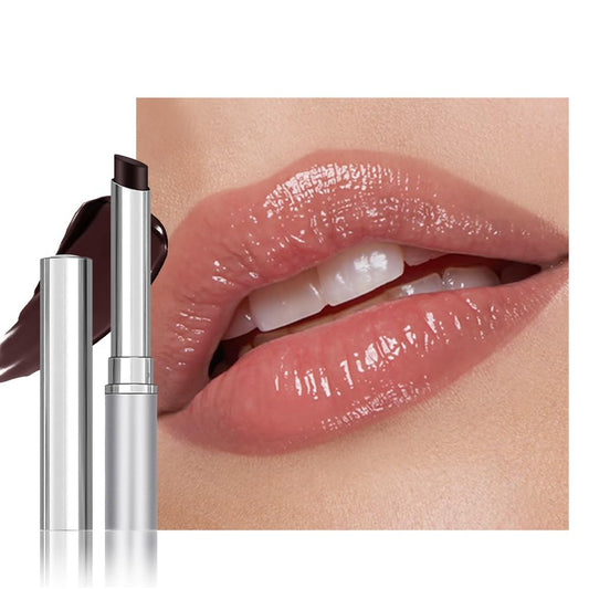 Honey Tinted Lip Balms Lip Stain, Sheer Hydrating Lip Skin Tint, Gloss Balm Moisturizing Lip Color for All Skin Tones, Nourishing Lip Balm with a Hint of Natural Black Cherry Tint (Black)