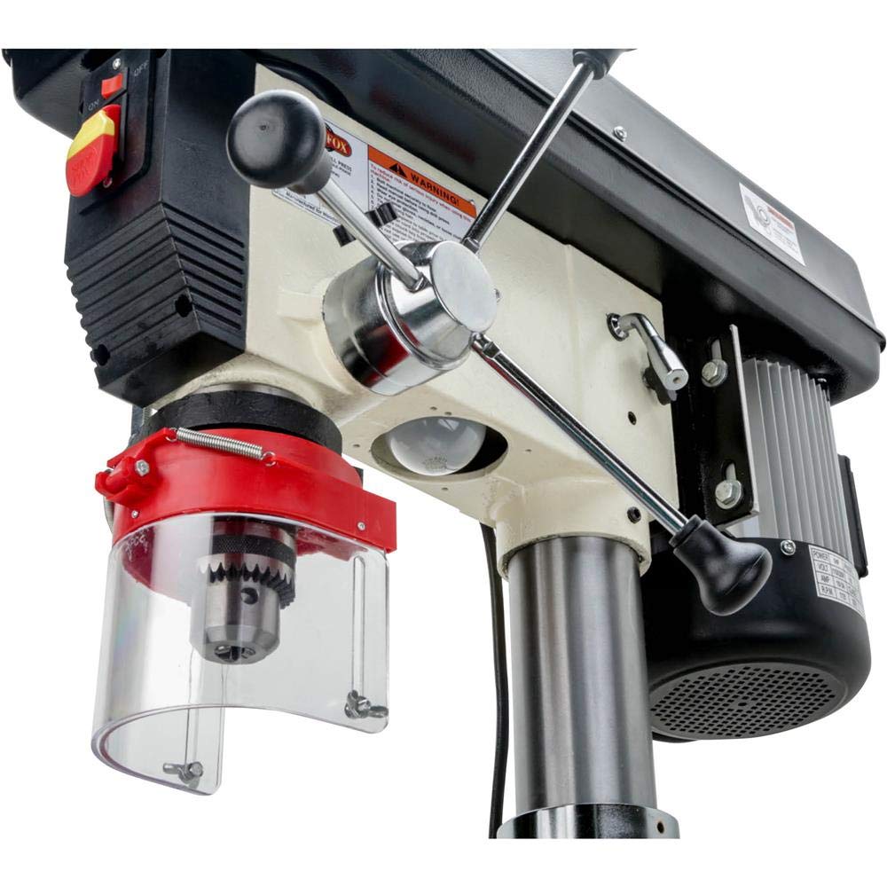 SHOP FOX W1680 1-Horsepower 17-Inch Floor Model Drill Press, 34 Inch