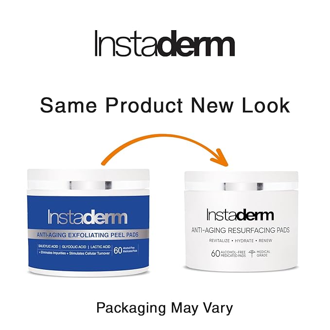 Anti-Aging Resurfacing Pads – Smooth’s Fine Lines, Wrinkles, Dark Spots & Skin Roughness to Enhance the Skins Texture & Tone for Radiant Glow.