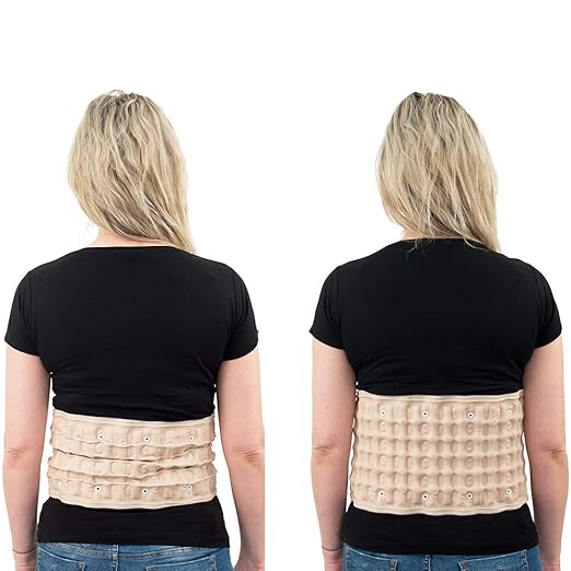 HONGJING Decompression Back Support Belt for Lower Back Pain Relief, Inflatable Back Brace for Men Women, One Size Fits 29-49inches Waist