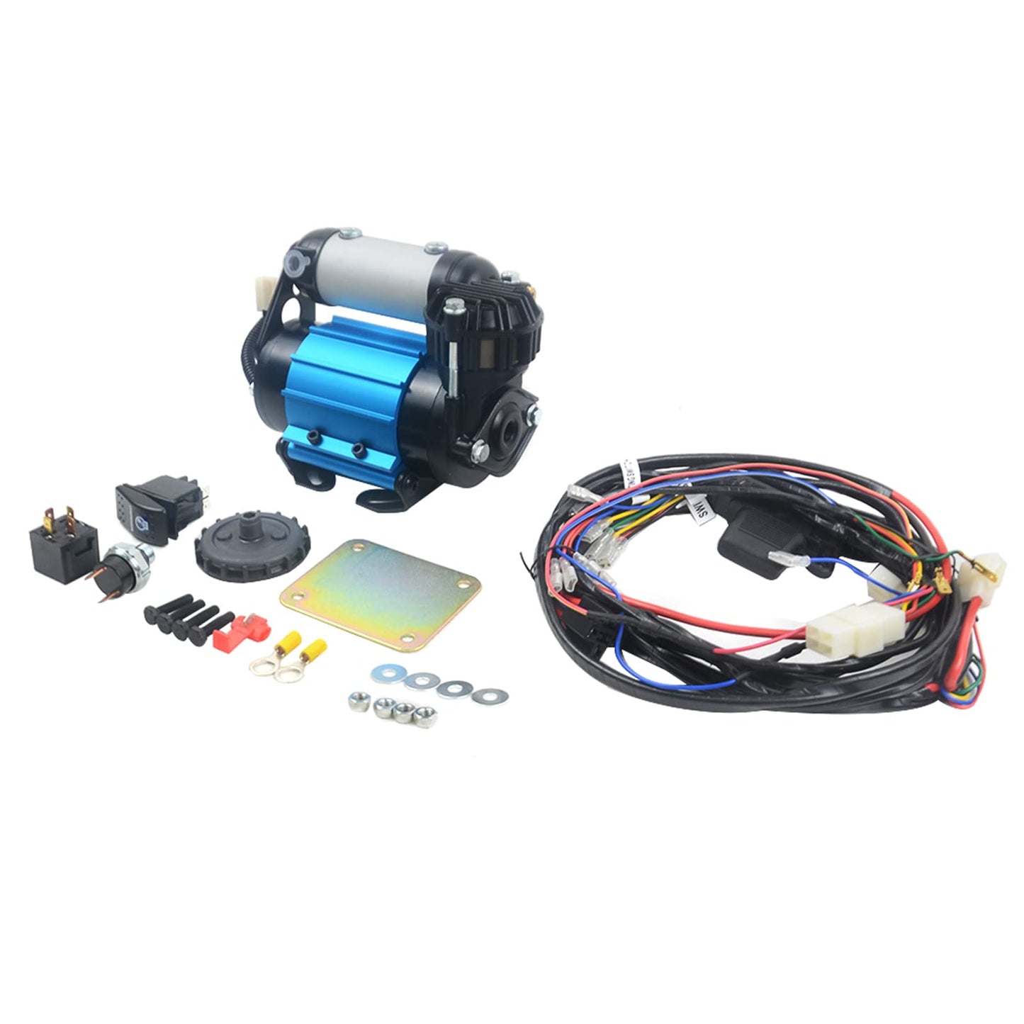 Lamerto 12V High Performance Air Compressor Replacement for CKMA12 On-Board, for Tire Inflation, Air Locker Activation