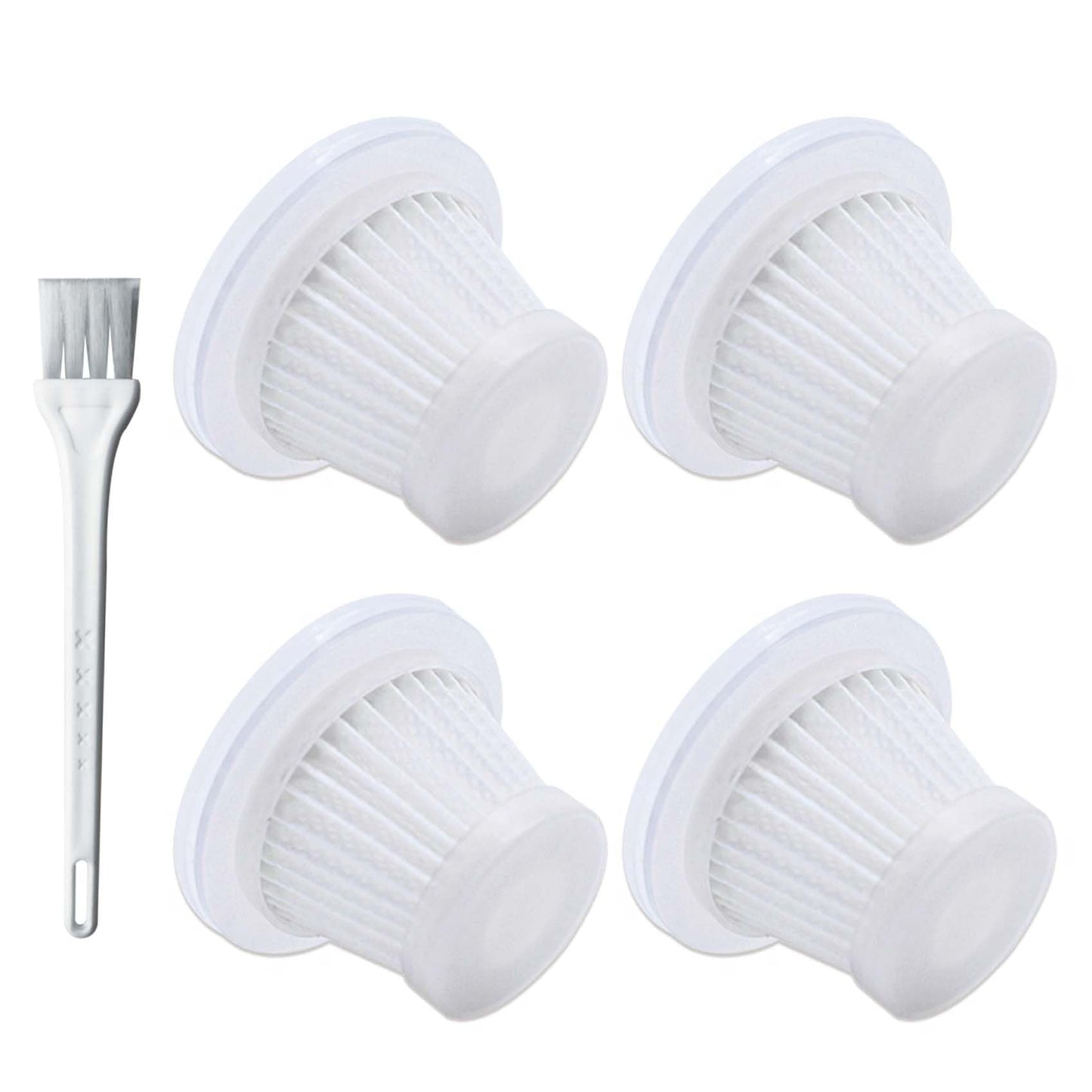4 Pack Car Vacuum Filter Replacement Compatible with KMM Handheld Car Vacuum Cleaner, Model LT-117C, Washable Filter for Car, Home, Office, Pet（Only for KMM LT-117C Vacuum Cleaner）