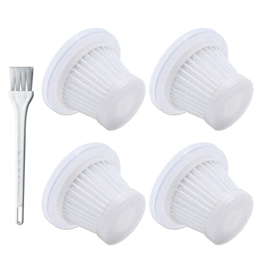 4 Pack Car Vacuum Filter Replacement Compatible with KMM Handheld Car Vacuum Cleaner, Model LT-117C, Washable Filter for Car, Home, Office, Pet（Only for KMM LT-117C Vacuum Cleaner）