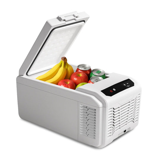 DollarDash 12Volt Mini Car Refrigerator, Outdoor 16QT Cooler Fridge for Vehicle, -4℉~68℉ Portable Freezer for Truck Van RV SUV Travel Camping Road Boat Trips (16QT)