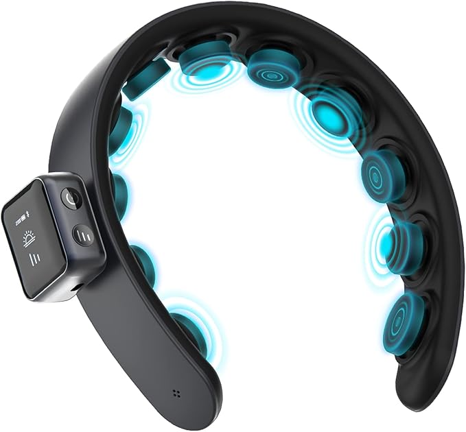 Master Massage H1 Deluxe Hair Scalp Massager - 11 Fingers Electric Head Massager for Deep Relaxation, Stress Relief, Hair Stimulation. Stylish, Compact, Lightweight Hairband Design.