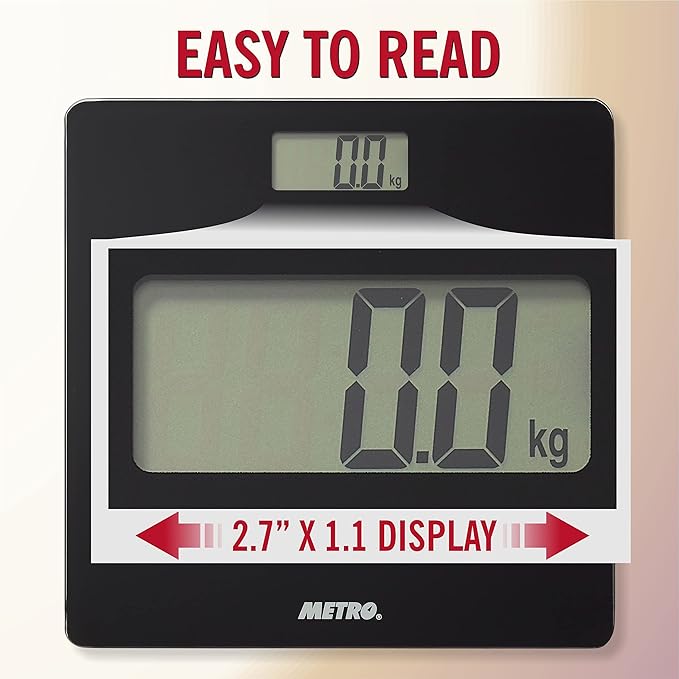 Taylor Digital Bathroom Scale, Black