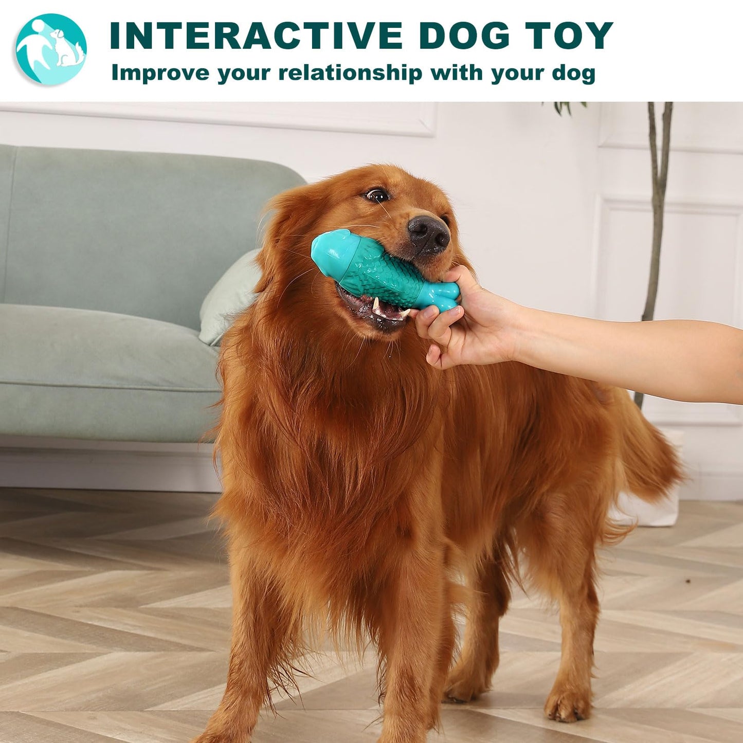 BoYoYo Dog Products Chew Toys, Squeaky Indestructible Dog Toys for Aggressive Chewers, Pet Supplies, Super Chewer, Heavy Duty
