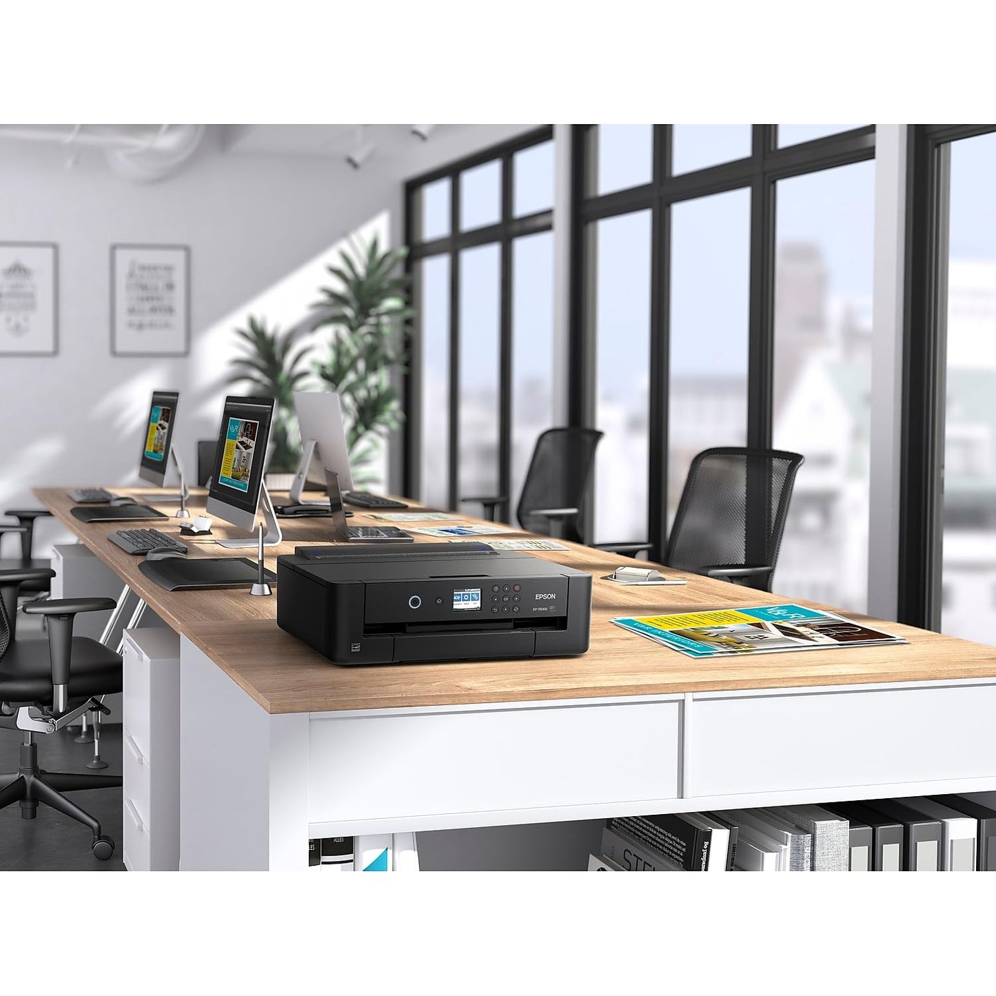 Epson Expression Photo HD XP-15000 Wireless Color Wide-Format Printer, Amazon Dash Replenishment Ready, Black, Large