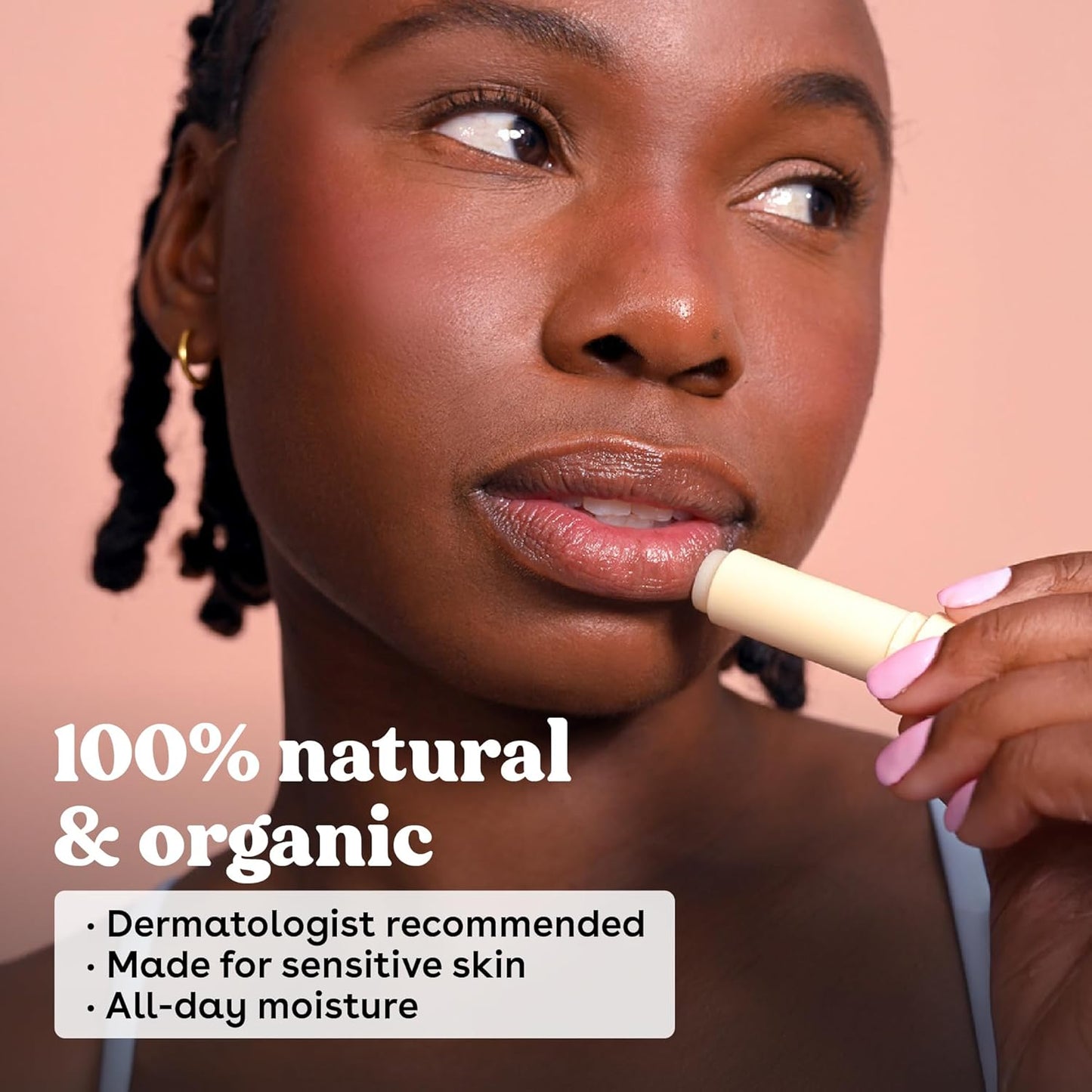 eos Natural Shea Lip balm, Acai Blackberry, Fresh Coconut, Mango Nectar 3-Pack Sticks