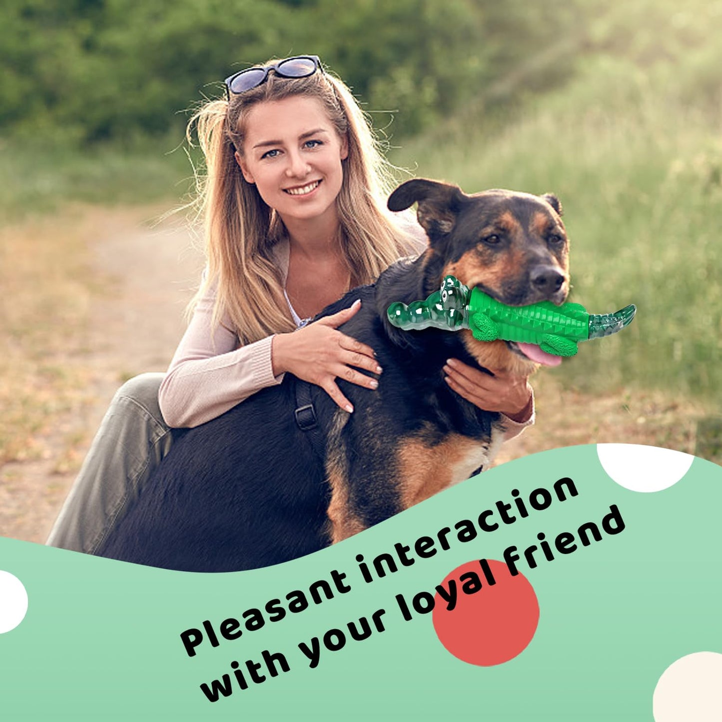 Fuufome Dog Chew Toys for Aggressive Chewers -Tough Dog Toy to Reduce Pet Anxiety and Boredom for Small, Medium, Large Breed