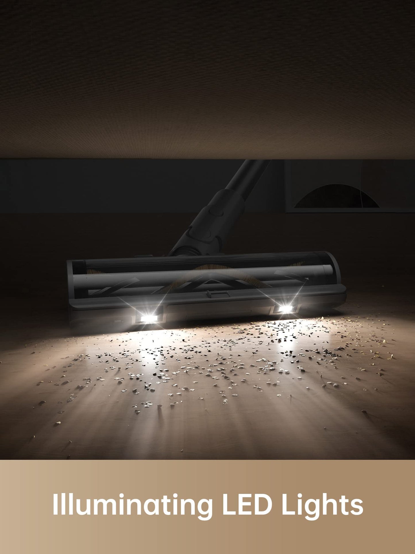DREAME R10 Pro Cordless Vacuum Cleaner for Home, 6-in-1 Cordless Stick Vacuum Rechargeable, 65Mins Runtime, Powerful Suction, Wireless Vacuum Cleaner for Hardwood Floor, Carpet, Tile, Pet Hair, Black