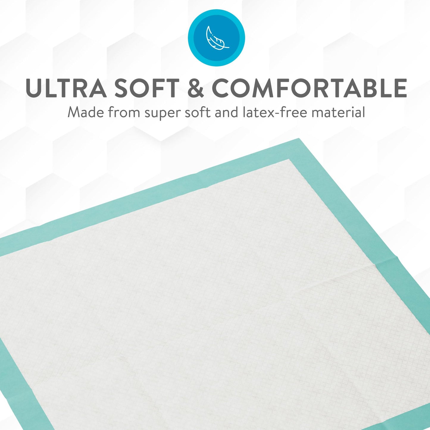 Inspire Extra Large Super Absorbent Disposable Bed Pads for Incontinence (36" X 36" Pack of 50) Ultra Thick and Absorbent Underpads Chux Adults, Puppies, Dogs Kids Furniture Protection