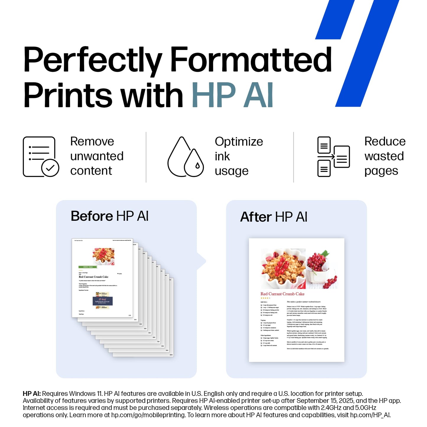 HP OfficeJet Pro 9135e Wireless All-in-One Color Inkjet Printer, Print, scan, copy, fax, ADF, Duplex printing best-for-office, 3 month Instant Ink trial included, AI-enabled (404M0A)