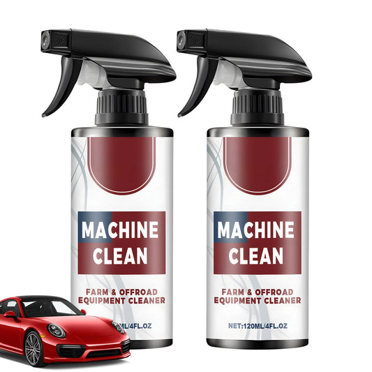 2PC Machine Clean Outdoor All-Purpose Cleaner，Machine clean spray, Heavy-Duty Outdoor All Purpose Cleaning,Car Tire Foam Polish & Refurbishment