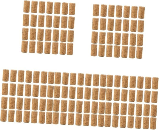 COLLBATH 250pcs Cork Stoppers for Wine Bottles Soft Cork Plugs for Airtight Seal for Home Restaurants Bars Cafes Decoration