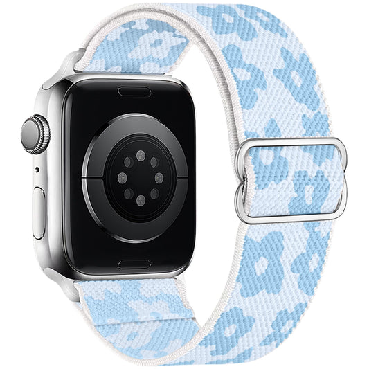 MITERV Stretchy Nylon Loop Bands Compatible with Apple Watch 38mm 40mm 41mm 42mm 44mm 49mm 46mm Adjustable Soft Elastics Strap Compatible with Apple Watch SE Ultra iWatch Series 10/9/8/7/6/5/4/3/2/1 Women Men