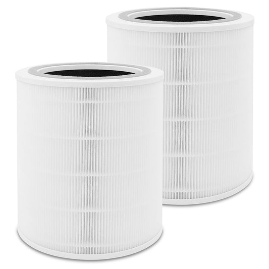 NXBHG 2 Pack Core 400S Replacement Filter Compatible with LEVOIT Core 400S, 3-in-1 Filter, Activated Carbon Filtration, Compared to Part# Core 400S-RF White