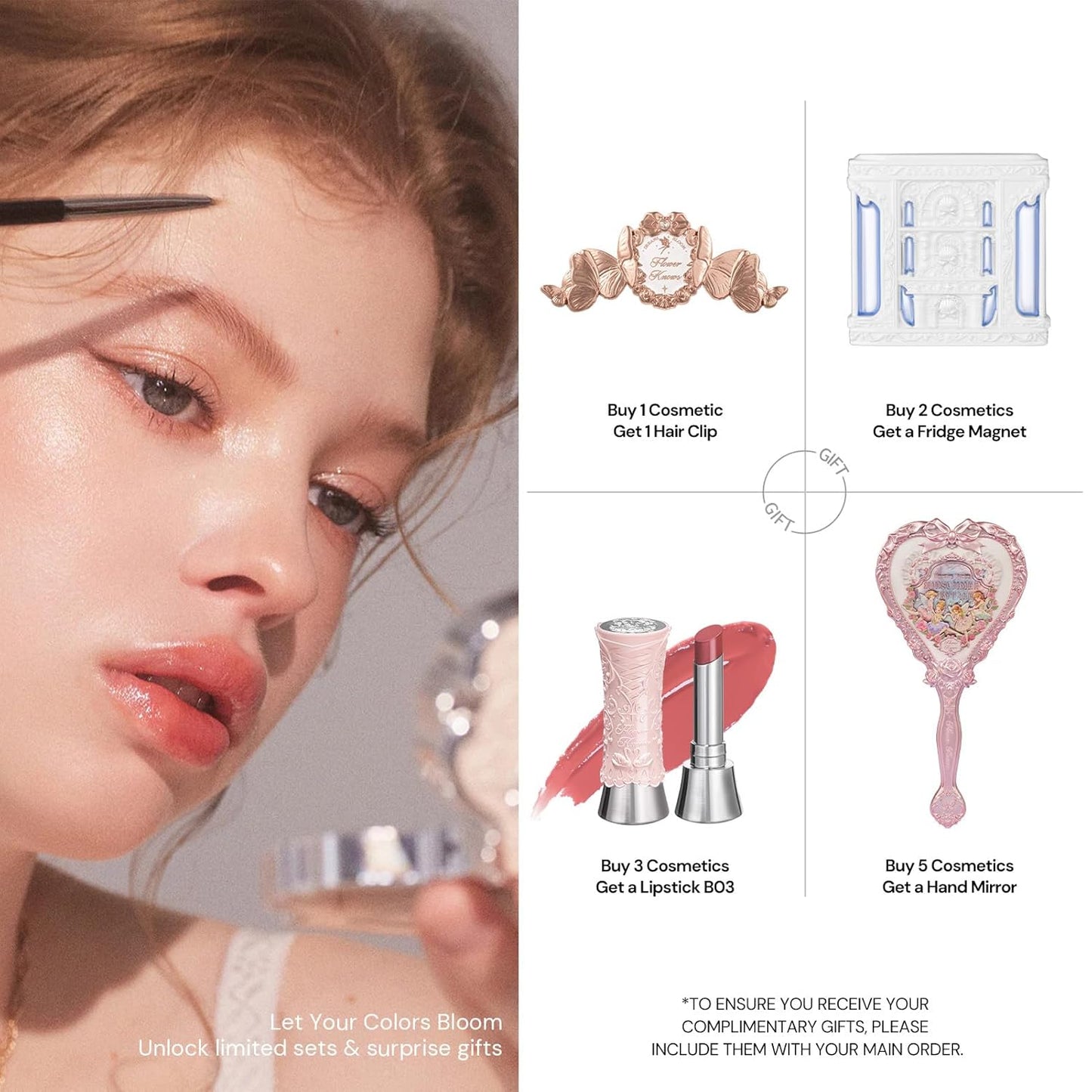 Flower Knows Strawberry Rococo Cloud Lip Cream,Velvety Matte Liquid Lipstick,Pink Lipstick,Long Lasting Lip Stain,Kiss-proof Blurred Lipstick for Girls&Women,0.12 Fl Oz(S05 Tiny Tulip)