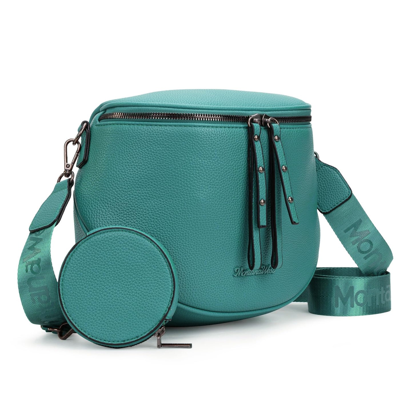 Montana West Crossbody Bags Bum Bag for Women Large Sling Bag with Adjustable Strap and Coin Purse