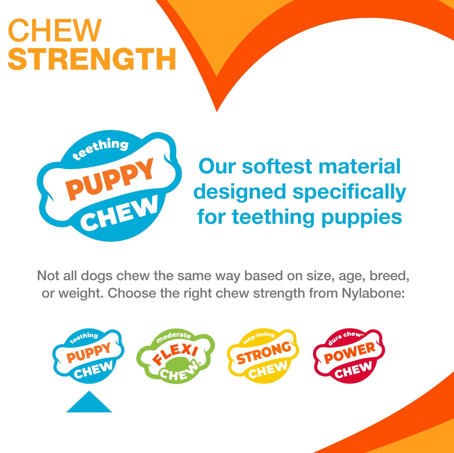 Nylabone Puppy Chew Toys & Natural Treat Triple Pack, Puppy Enrichment Teething Toys, Blue, Chicken & Bacon Flavor, Small Dogs - Up to 25 Ibs, 3 Pack
