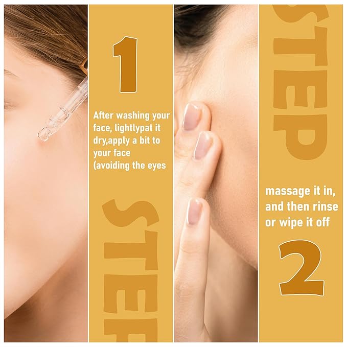Rice Ampoule Duo – Day & Night Exfoliating Facial Peels with BHA, Niacinamide, Hyaluronic Acid & Rice Extract – for Clear Skin
