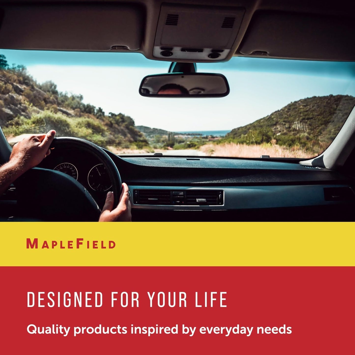 Maplefield - Windshield Washer Fluid Concentrate - All-Season, Streak-Free Car Window Cleaner - 8 fl oz, Makes 40 Gallons - Easy Capful Measurement